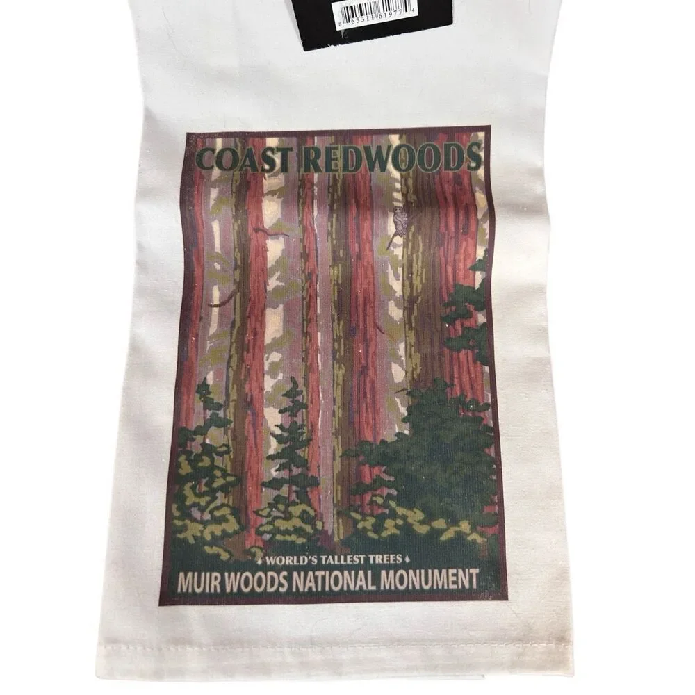 Lantern Press Tea Towel Coast Redwood Muir
